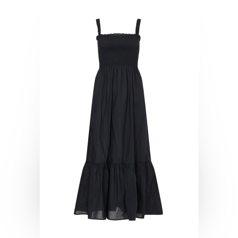 Hill House Anjuli Nap Dress Black Crepe